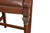 Maitland-Smith Quarter Bar Stool, Mahogany, Antique Brown Leather, 46"H (89-1501 YUU906TR7Y) 
