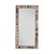 Maitland-Smith Safari Floor Mirror, Zebra White & Black Hair on Hide Leather, 43"W (8102-28 YUU906TR8P) 