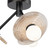 Alora Lighting Dahlia Semi-Flush Mount, 2-Light, LED, Urban Bronze, Alabaster, 13"D 
