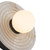 Alora Lighting Dahlia Wall/Vanity Light, 1-Light, LED, Urban Bronze, Alabaster, 6"D 