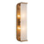 Alora Lighting Abbott Wall/Vanity Light, 2-Light, Vintage Brass, Alabaster, 18.75"H 