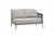 Ratana Coconut Grove Sectional 2-Seater Right Arm, Taupe, Pearl Frame, Lithium Pearl Durastrap, 55"W (FN60152LPR-R-FO5116 YUU900448W) 