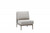 Ratana Coconut Grove Sectional Chair, Antique Beige, Pearl Frame, Lithium Pearl Durastrap, 25"W (FN60153LPR-C-FO5114 YUU9004495) 