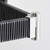 Visual Comfort & Co. Signature Collection Elle Swing Arm Sconce - Polished Nickel and Black Rattan