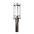 Hubbardton Forge Banded Outdoor Post Light, 1-Light, Coastal Bronze, Opal and Seeded Glass, 22.25"H (OPEN BOX 345897-SKT-75-ZS0684) 