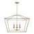 Capital Grady Pendant, Matte Brass, 27.5"W 
