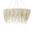 Palecek Selita Linear Chandelier, 4-Light, Cream, 48.25"W (2909-79 3706TP34) 