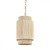 Palecek Everly Pendant, 1-Light, Small, Natural, 10"W (2438-79 3706TN2F) 