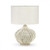 Palecek Point Dume Table Lamp, 1-Light, Cream, Natural, Cream Burlap Drum Shade, 30.5"H (2593-86 3706TN3M) 