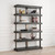 Eichholtz Dalmar Shelving Unit, Charcoal Gray, Bronze, 59.06"W (115051 YV0J03YR3A) 