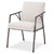 Eichholtz Antico Dining Chair, Loki Natural Fabric, Bronze Frame, 32.68"H (A114230 YV0J03YX0W) 