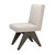 Eichholtz Erudit Dining Chair, Loki Natural Fabric, Brown Frame, 33.86"H (A113676 YV0J03YXXZ) 