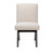 Eichholtz Erudit Dining Chair, Loki Natural Fabric, Brown Frame, 33.86"H (A113676 YV0J03YXXZ) 