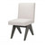 Eichholtz Erudit Dining Chair, Loki Natural Fabric, Brown Frame, 33.86"H (A113676 YV0J03YXXZ) 