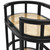 Eichholtz Bahamas Bar Cart, Black, Natural, 27.95"W (111935 YV0J041XM7) 