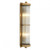 Eichholtz Glorious Wall Sconce, 2-Light, X-Large, Matte Brass, Clear Glass, 5.12"W (111306UL YV0J041YMM) 