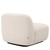Eichholtz Bjorn Armchair, Boucle Cream Fabric, Black Base, 27.36"H (A115336 YV0J03YT43) 