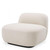 Eichholtz Bjorn Armchair, Boucle Cream Fabric, Black Base, 27.36"H (A115336 YV0J03YT43) 