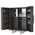 Eichholtz Harrison Wine Cabinet, Mocha, Bronze, 43.31"W (113809 YV0J041ZKX) 