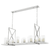 Eichholtz Summit Linear Chandelier, 12-Light, LED Integrated, Polished Stainless Steel, 62.99"W (110444UL YV0J03YV0R) 