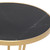 Eichholtz Horatio Side Table, Brushed Brass, Black, 21.26"H (114093 YV0J041UQJ) 