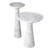 Eichholtz Pompano Side Table, Small, Gray  Marble, 23.62"H (113749 YV0J041UT0) 