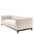 Eichholtz Ditmar Sofa, Boucle Cream Fabric, Black Base, 90.94"W (A115101 YV0J041VPD) 