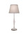 Stiffel Buffet Lamp, 1-Light, Gloss White, Satin Nickel, Cream Aberdeen Fabric Shade, 28"H (BL-2111-A871-GWH YV0J07RRDH) 