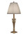 Stiffel Buffet Lamp, 1-Light, Amber Tortoise Shell, Pleated Ivory Shadow Fabric Shade, 29"H (BL-A923-ATS YV0J07RRE3) 