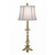 Stiffel Buffet Lamp, 1-Light, Burnished Brass, Ivory Shadow Fabric Shade, 28"H (BL-N2543-N2545-BB YV0J07RREQ) 