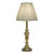 Stiffel Buffet Lamp, 1-Light, Burnished Brass, Ivory Shadow Fabric Shade, 28"H (BL-N7700-BB YV0J07RRET) 