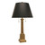 Stiffel Desk Lamp, 2-Light, Antique Brass, Black Opaque Gold Foil Fabric Shade, 31"H (DL-AC1584-AC1591-AB YV0J07RRFK) 