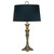 Stiffel Desk Lamp, 1-Light, Burnished Brass, Black Opaque Gold Foil Fabric Shade, 29"H (DL-N8090-BB YV0J07RTAZ) 