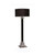 Stiffel Floor Lamp, 2-Light, Antique Nickel, Matte Black, Black Shadow Fabric Shade, 63"H (FL-6425X-K2091-AN YV0J07RTCJ) 