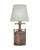 Stiffel Table Lamp, 1-Light, Antique Old Bronze, Cream Aberdeen Fabric Shade, 13"H (ML-AC9536-AOB YV0J07RTDZ) 
