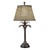 Stiffel Table Lamp, 1-Light, Bombay Bronze, Natural Burlap Softback Fabric Shade, 33"H (TL-5870-6716-BOM YV0J07RTEZ) 