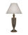 Stiffel Table Lamp, 1-Light, Vintage Silver, Gold, Cream Aberdeen Fabric Shade, 30"H (TL-6513-VSG YV0J07RUAD) 