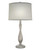 Stiffel Table Lamp, 1-Light, Satin Nickel, Pearl Supreme Satin Fabric Shade, 29"H (TL-6620-SN YV0J07RUAG) 