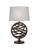 Stiffel Laser Cut Table Lamp, Reclaim, 1-Light, Oil-Rubbed Bronze, Rolled-Edge Cream Aberdeen Fabric Shade, 26"H (TL-6667-12D-LCRC-OB YV0J07RUAW) 