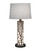 Stiffel Laser Cut Table Lamp, Branches, 1-Light, Oil-Rubbed Bronze, Opal Acrylic, Rolled-Edge Cream Aberdeen Fabric Shade, 29"H (TL-6667-LCB-ACR-OB YV0J07RUAY) 