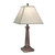 Stiffel Table Lamp, 1-Light, Oxidized Bronze, Cream Aberdeen Fabric Shade, 25"H (TL-N8166-OB YV0J07RVC3) 