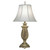 Stiffel Table Lamp, 1-Light, Florentine Bronze, Pearl Supreme Satin Fabric Shade, 33"H (TL-N7940-FLO YV0J07RVAZ) 