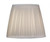 Stiffel Replacement Lampshade, Softback Empire, Side Pleated Off-White Camelot, Nickel Top Ring, 8" Top x 12" Bottom x 10" Height (ST30 YV0J07RW8Q) 