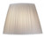 Stiffel Replacement Lampshade, Softback Tapered Oval, Side Pleated Off-White Camelot, Nickel Top Ring, 10" Top x 16" Bottom x 12" Height (ST31 YV0J07RW8R) 