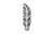 Phillips Collection Petiole Leaf Wall Art, Version A, Small, Silver Leaf, 7"W (PH94514 YV0J07W3UA) 
