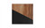Phillips Collection Geometry Wall Tile, Downward Right, Chamcha, Black, 14"W (TH99990 YV0J07T82A) 