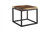 Phillips Collection Martin Side Table, Chamcha Top, Black Base, 22"H (TH62862 YV0J07TAXU) 
