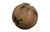 Phillips Collection Teak Wood Sculpture, Ball, Large, Teak, 20"H (ID53976 YV0J07W6T4) 