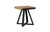 Phillips Collection Trapezium Stool, Chamcha Top, Black Base, 18"H (TH109885 YV0J07W6TK) 