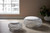 Phillips Collection Wire Mesh Stone Stool, Small, White Fabric Cushion, White Frame, 12"H (TH110596 YV0J07W7R2) 